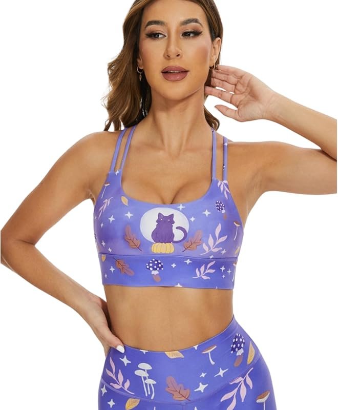 Women’s Strappy Padded Sports Bra