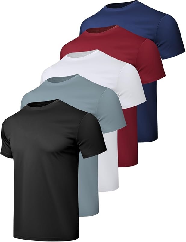 HovSiyla 5 Pack Workout T-Shirt