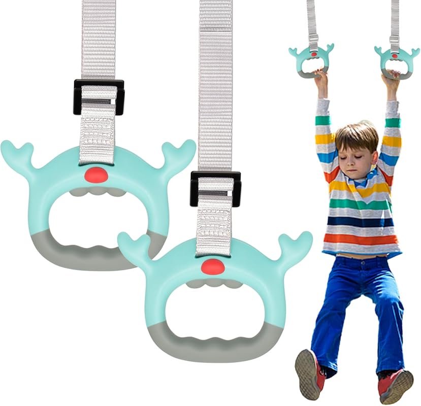 Children's Gymnastics Rings Trapeze Bar