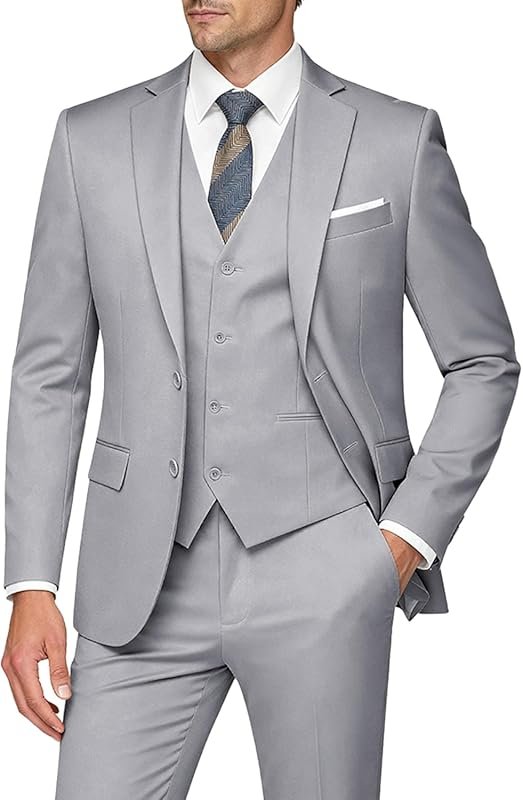 WULFUL Slim Fit 3-Piece Tuxedo