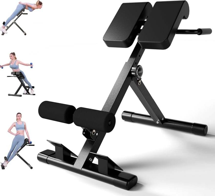 Adjustable Multi-Functional Roman Chair Hyperextension Bench for Core 