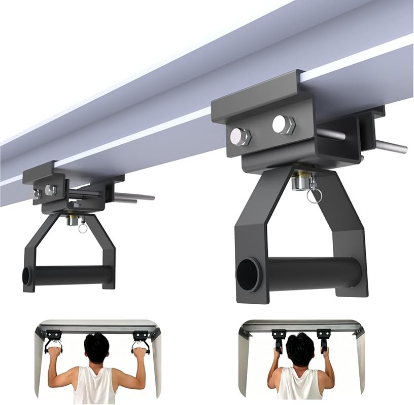 I-Beam Mount Multi-Grip Pull-Up Bar