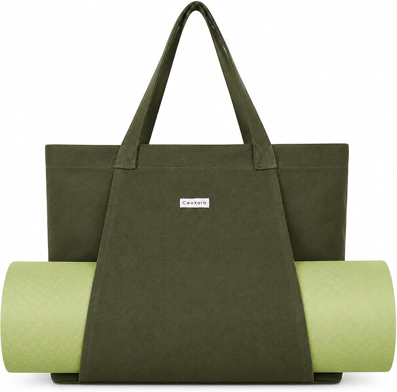 Pure Cotton Yoga Tote Bag