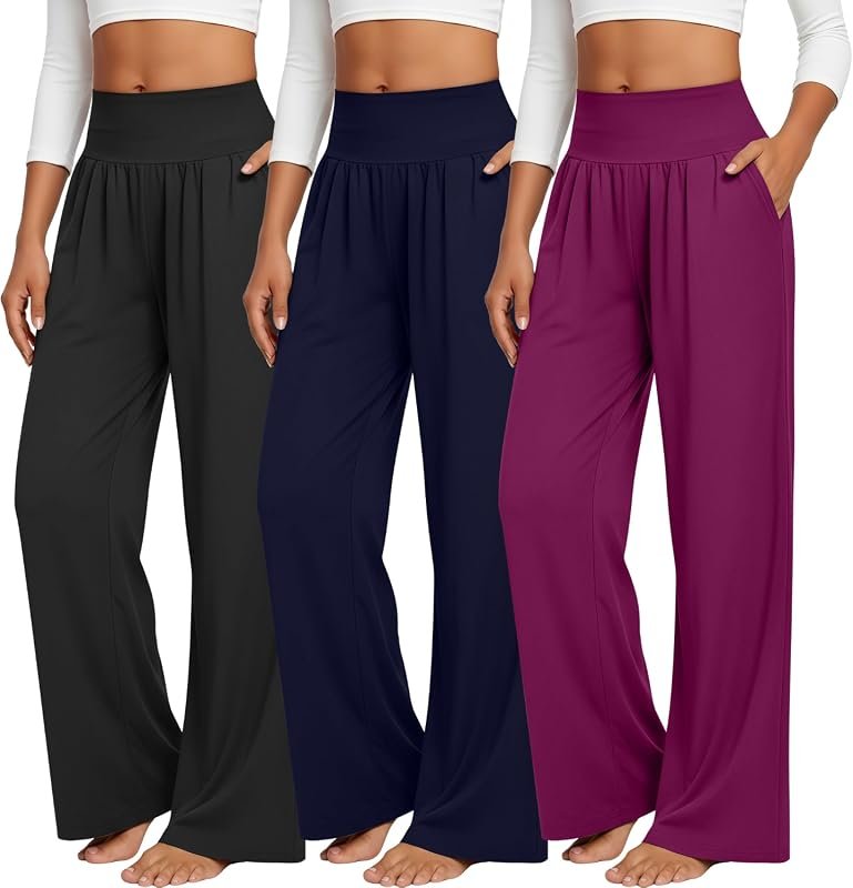 Neer 3 Pack Wide Leg Yoga Pants