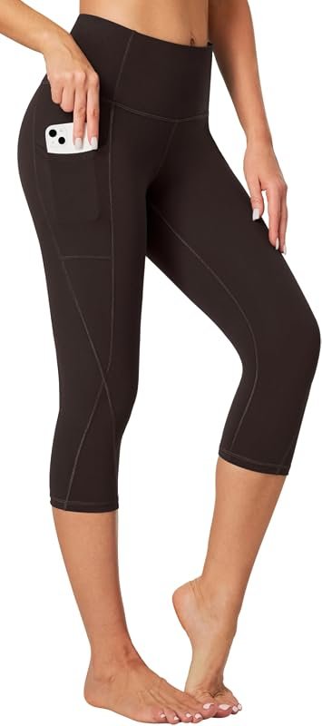 Heathyoga High Waisted Capri Leggings