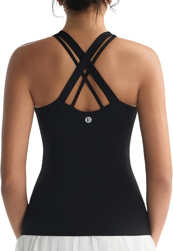 RUNNING GIRL Crisscross Yoga Tank