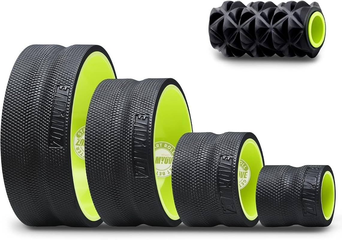 5-Pack Back Roller Yoga Wheel