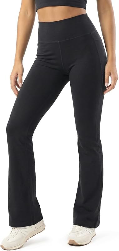 Zylioo Tall Women’s Cotton Flare Leggings
