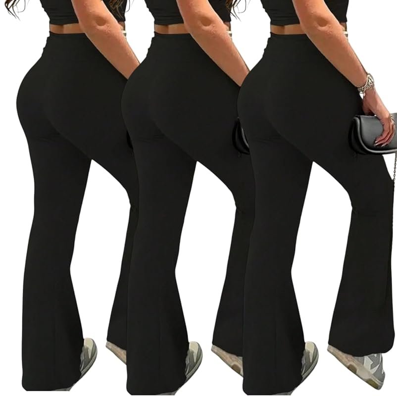 Plus Size Flare Leggings Set