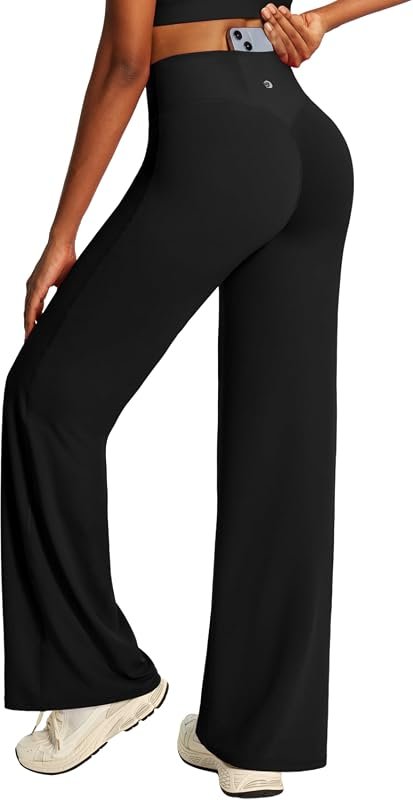 Wide Leg Tummy Control Pants