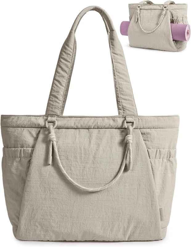 BAGSMART Yoga Pilates Tote Bag