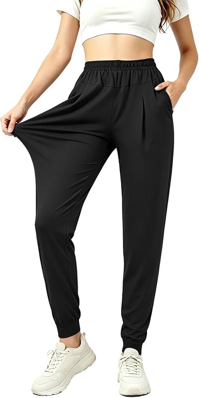 Women’s Lightweight Loose Fit Joggers with Pockets