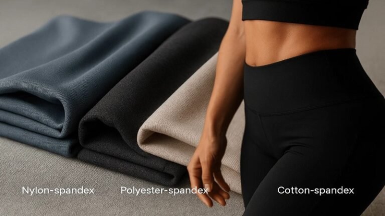 best yoga pant fabrics for stretch and moisture-wicking