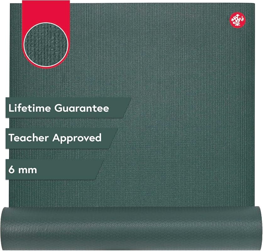 Manduka PRO 6mm Premium Yoga Mat with Lifetime Durability and Hygienic