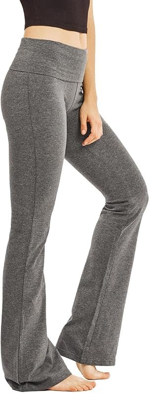 MOPAS Women's Soft Cotton Spandex Yoga Pants