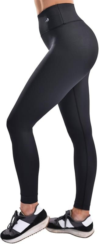 CompressionZ Women's High Waisted Compression Leggings, Soft Stretchy 