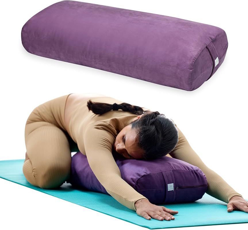 Gaiam Firm Cotton-Filled Yoga Bolster
