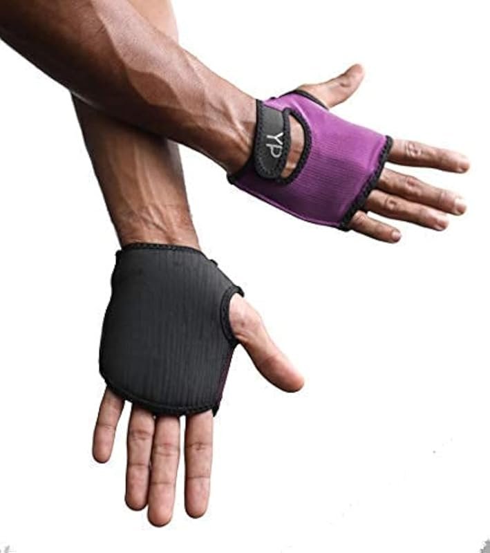 Elite Padded Anti-Slip Grip Gloves for Women and Men, Perfect for Yoga