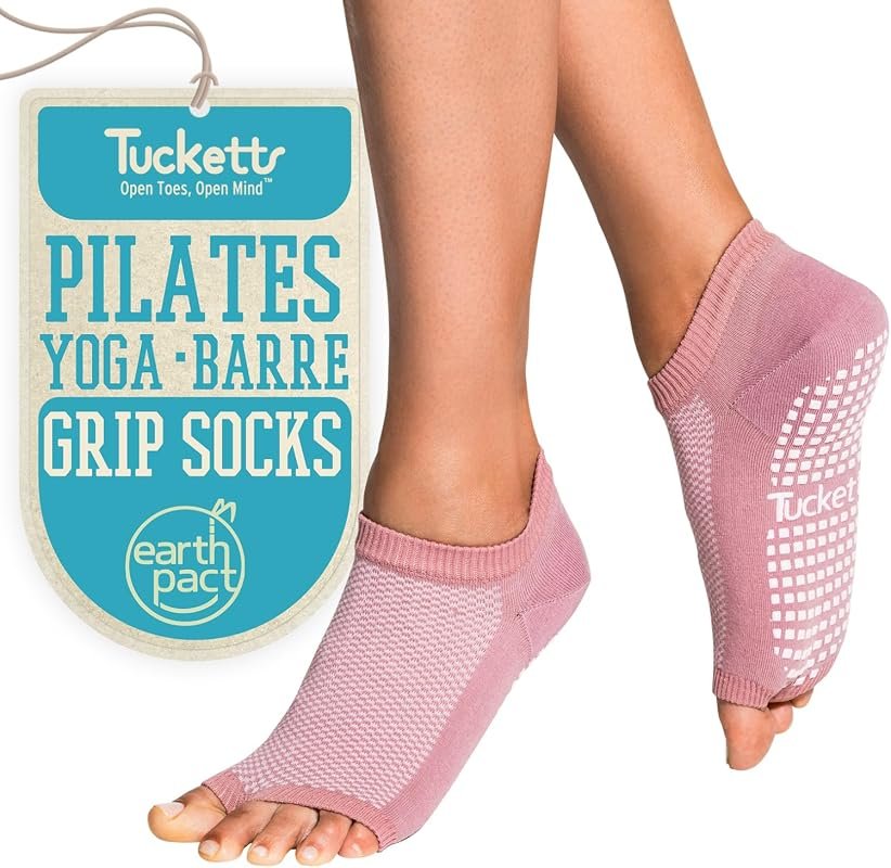 Flow Toeless Pilates Grip Socks