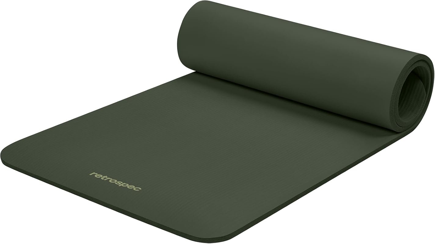 Retrospec Solana Thick 1/2 Inch Non-Slip Yoga Mat