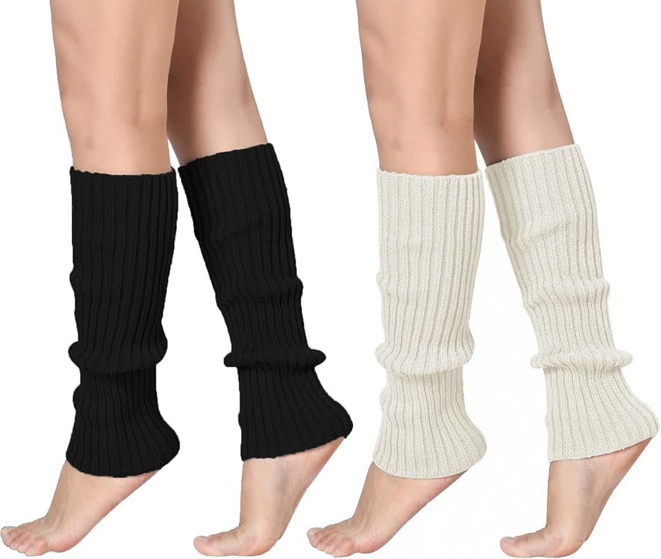 Leoparts 80s Ribbed Knit Leg Warmers