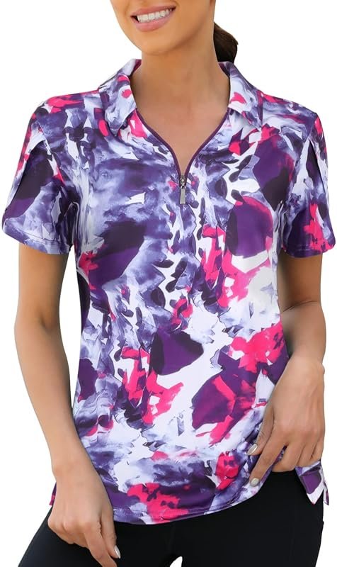 Viracy 1/4 Zip Golf Polo