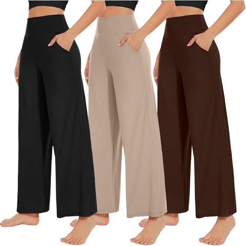 NEW YOUNG 3 Pack Wide Leg Pants
