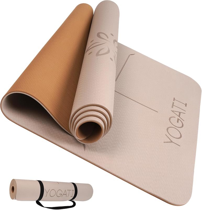 YOGATI Alignment Yoga Mat