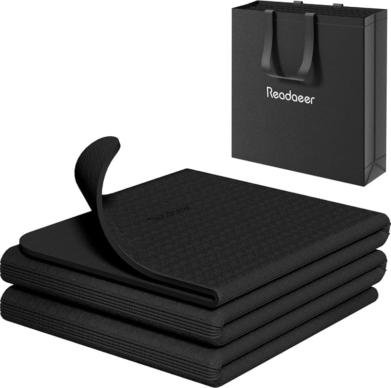 Readaeer 6mm Thick Foldable Yoga Mat