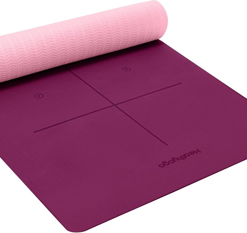 Heathyoga TPE Exercise Yoga Mat