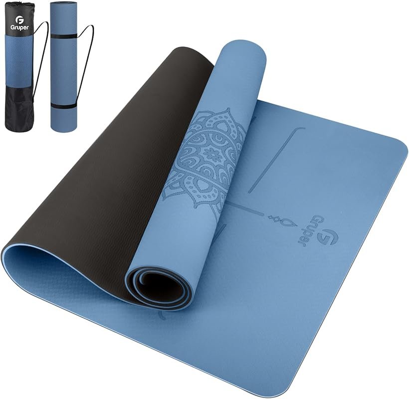 Gruper TPE Alignment Yoga Mat
