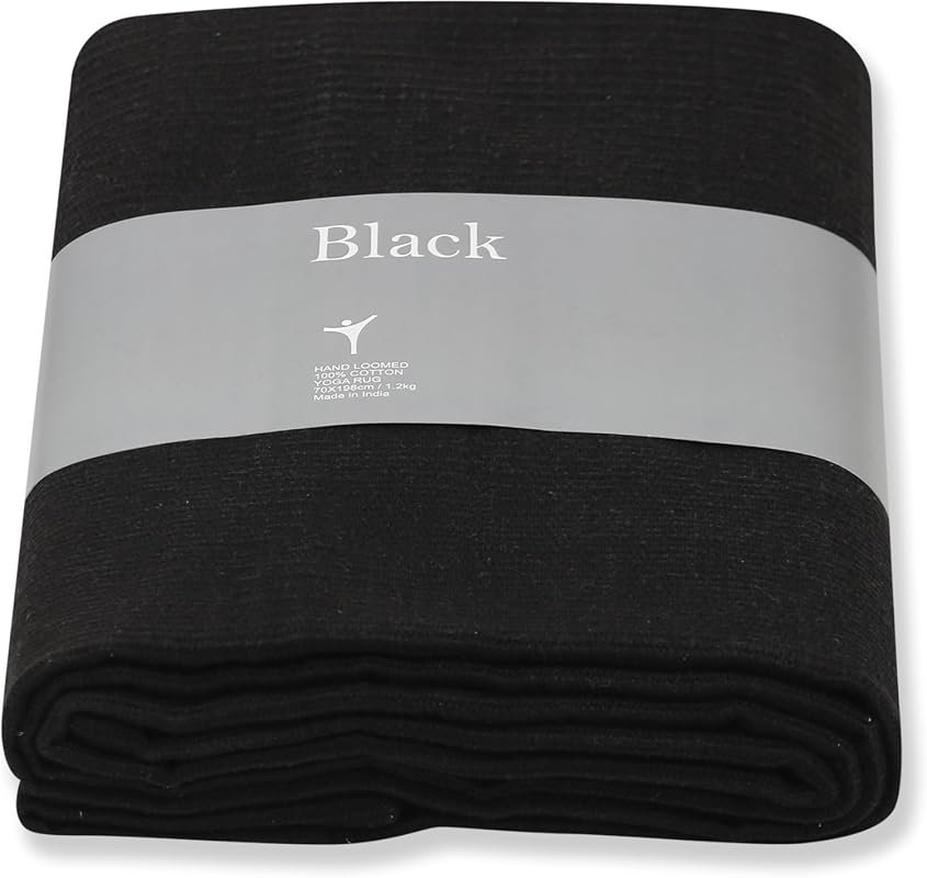 MISZBHA Indian Cotton Yoga Rug and Meditation Blanket for Restorative