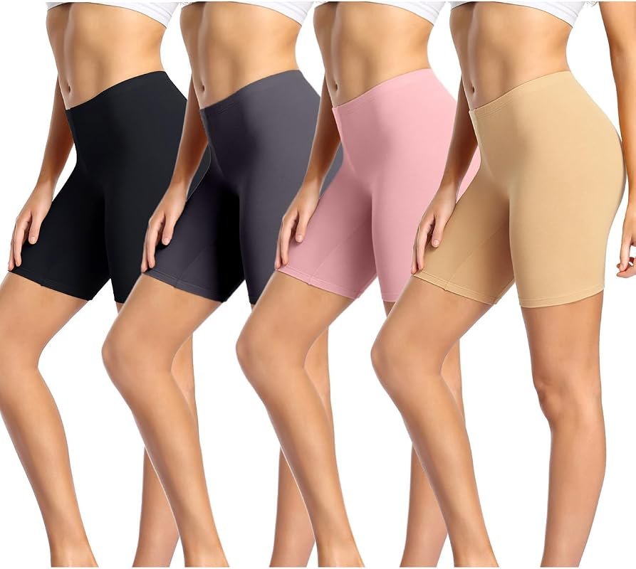 wirarpa Women’s Cotton Boy Shorts Underwear, Anti-Chafing Soft Biker S