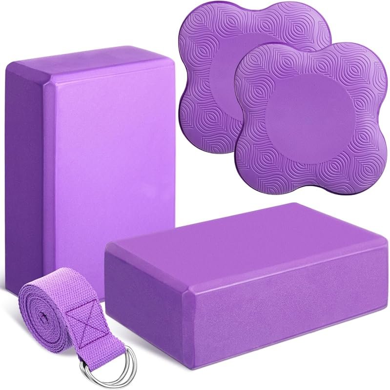 RoundFunny Yoga Block and Strap Set