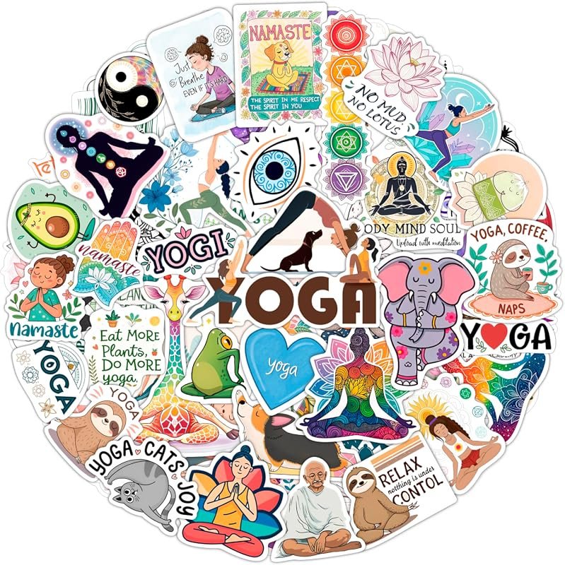 100Pcs Yoga Sticker Set