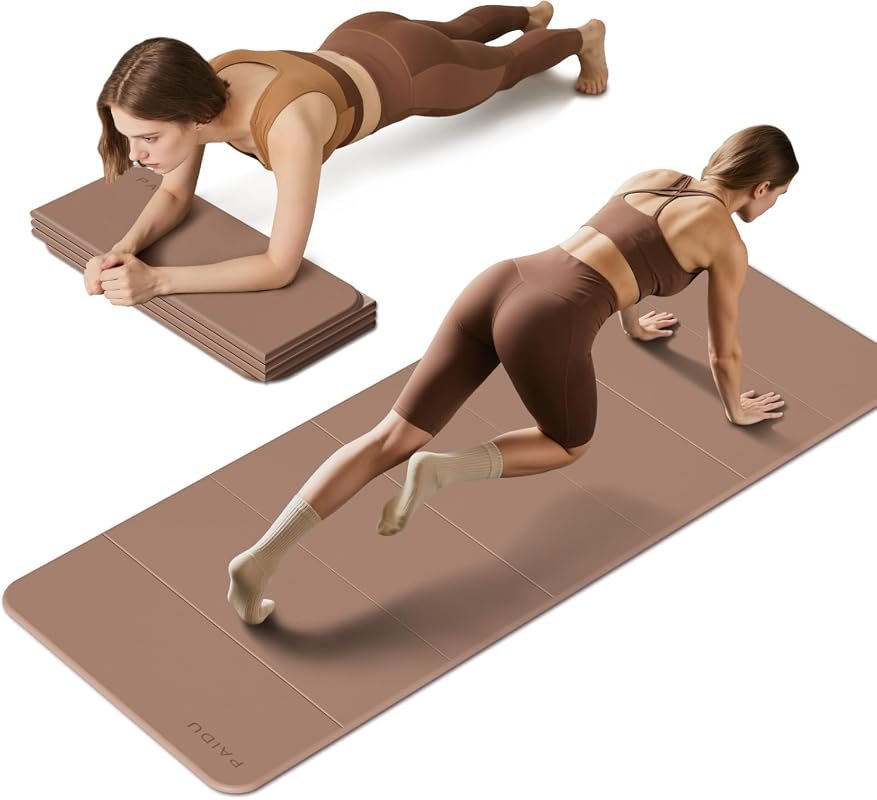 PAIDU 10MM Foldable TPE Yoga Mat