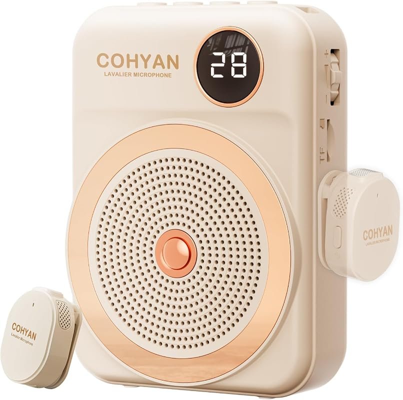Portable Wireless Lapel Voice Amplifier