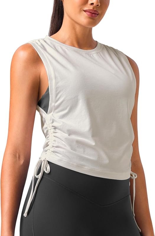 Colorfulkoala Women's Sleeveless Workout Athletic Tank Top