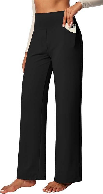 Wide Leg Yoga Dress Pants