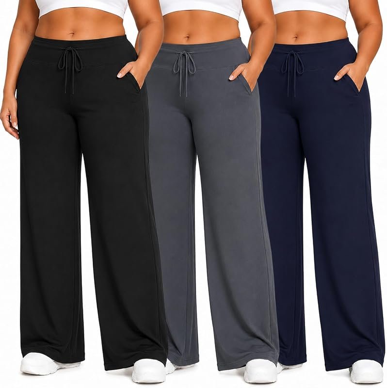 HLTPRO 3-Pack Wide Leg Pants