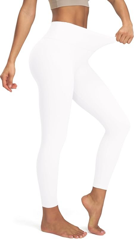 Thick High Waisted Lounge Leggings, Buttery Soft Tummy Control Workout