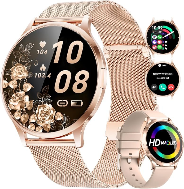 SUNKTA AMOLED Women’s Smart Watch