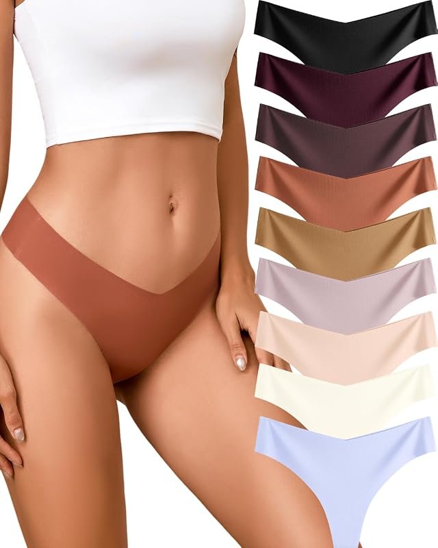 Take Talk 9 Pack Seamless Thongs