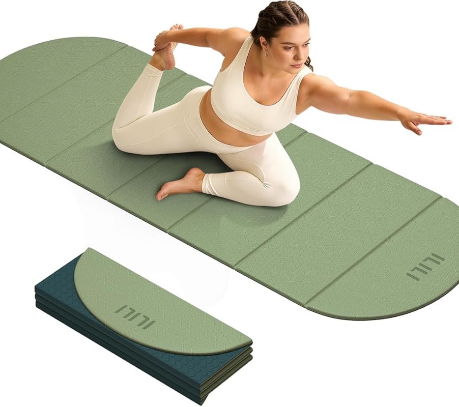 ILILI Foldable Semicircular Yoga Mat