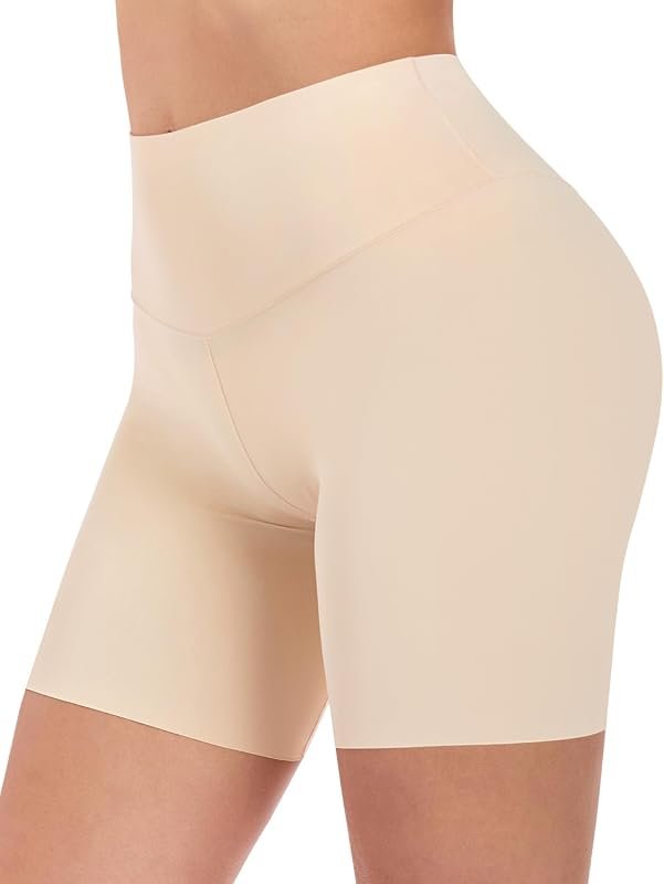 Cooling Slip Shorts for Under Dresses, Lightweight Anti-Chafing Biker 