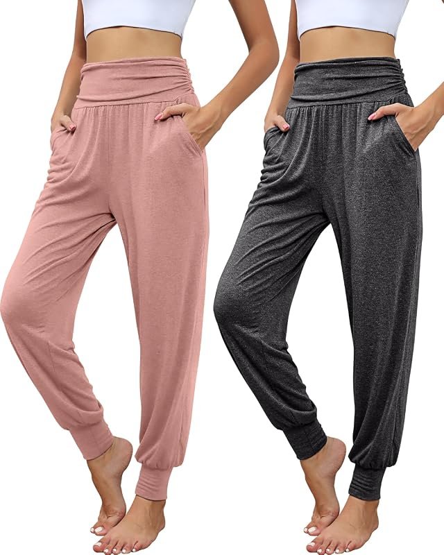 Locoowai 2 Pack Yoga Sweatpants