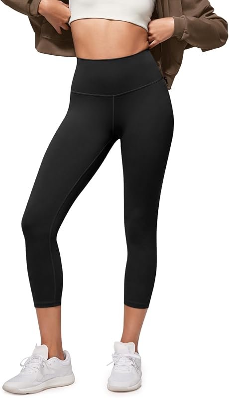 ODODOS Buttery Soft High Waisted Yoga Leggings for Women Flexible Loun