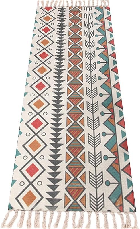 nuveti Cotton Yoga Mat for Hot Yoga and Ashtanga, Absorbent Grippy Rug