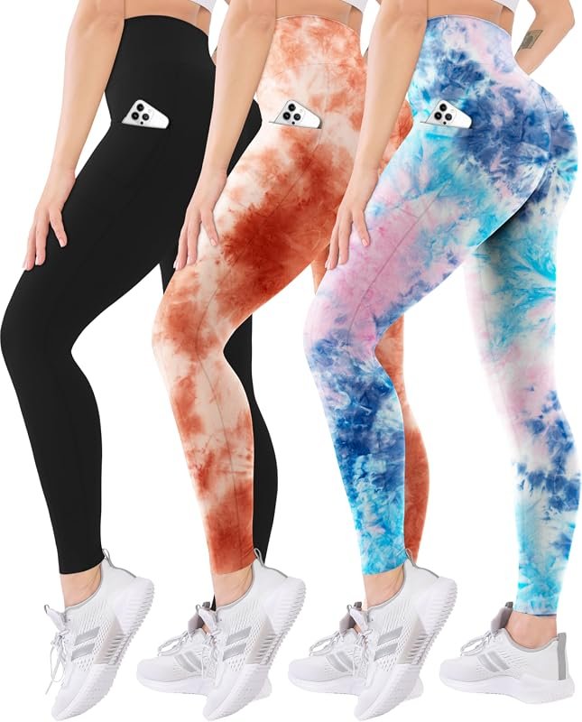 Blisset 3-Pack High Waisted Leggings