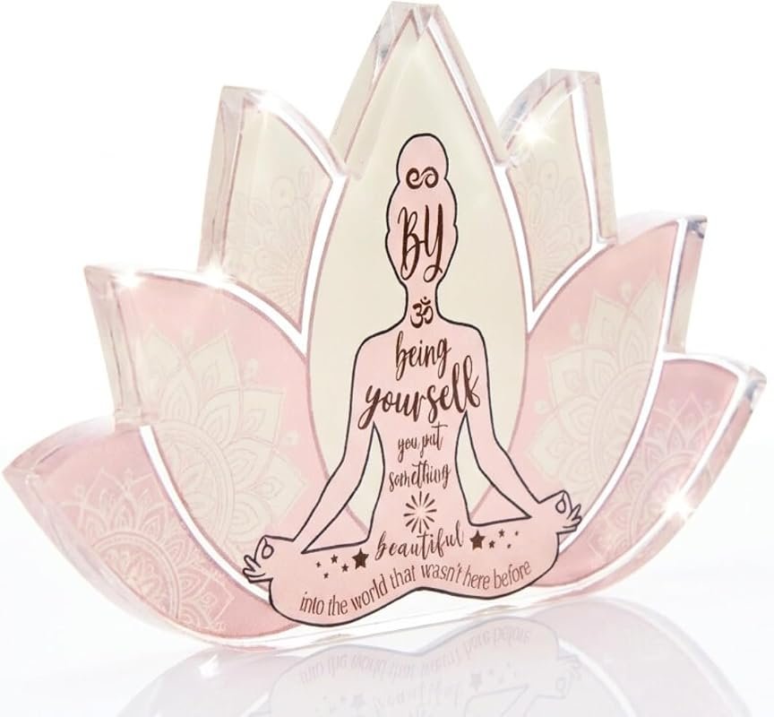 Acrylic Yoga Meditation Decor Sign